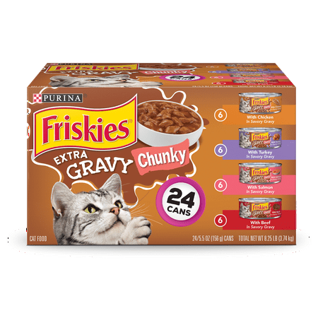 Purina Friskies Extra Gravy Chunky Adult Wet Cat Food ...