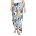 thumbnail image 2 of Goofa Cactus1 Printed Soft Pajama Pants for Women, Wide Leg Comfy Casual Lounge Yoga Pants-Small, 2 of 9