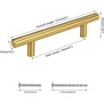 thumbnail image 2 of GHSDFBB (30 Pack) 3Inch Gold Cabinet Pulls Kitchen Cabinet Handles-HD201GD Gold Hardware for Cabinets, 2 of 7