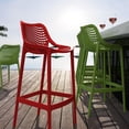 thumbnail image 3 of Compamia Air Patio Bar Stool in Red (Set of 2), 3 of 7