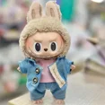 thumbnail image 4 of Ropa para muñecos de peluche de 17 cm, accesorios de atuendo de monstruo Labubu, regalo para niños, chaqueta, camiseta, juego de 3 piezas FJ12A, 4 of 5