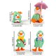 thumbnail image 3 of Umbrella Figurine Home Garden Decor DIY Ornaments Cute Figurines, Cute Umbrella Figurine, Home Garden Decor, DIY Ornaments, Cute Figurines, Small Metal Frame, Foldable Design, for Bedroom, 3 of 7