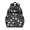 Cat Head and Dog Paw Print, variant on Cat Butt and Fishbone Blue Pattern Cute School Backpack Bag for School with Padded Back and Adjustable Shoulder Straps 15.25"x11.5"x5.25"