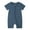 B, variant on Stretch-Fit Baby Play Suit - Summer Weight Short Sleeve Romper, Gender Neutral Crawling Clothes with Fart Bag, Playground Ready Toddler Outfit (6-12 Months,F)
