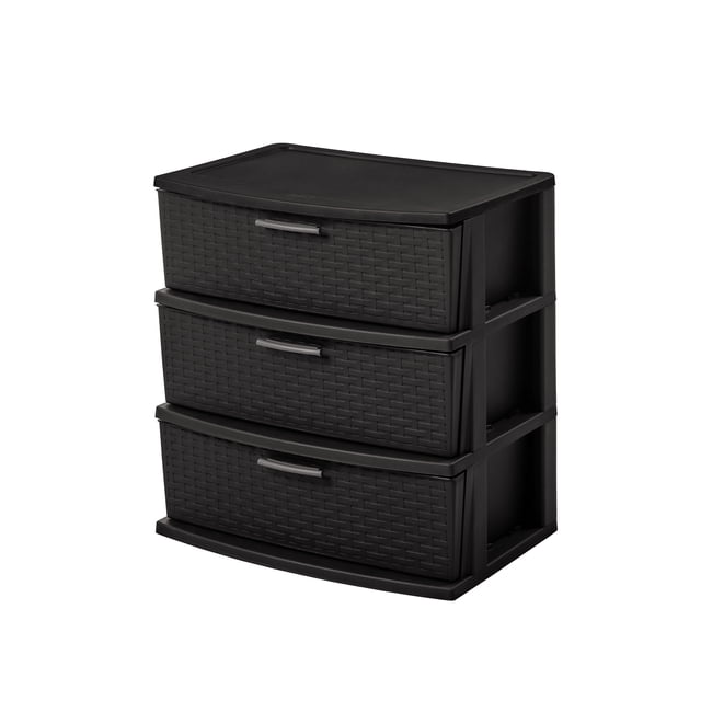 Cajonera Comoda Organizador Multiusos 3 Niveles Wengue