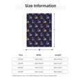 thumbnail image 4 of Throw Blanket for Couch Sofa and Bed, Funny Snail Prints Super Soft Plush Throw Blanket, Fuzzy Cuteness Comfy Warm Washable Flannel Blanket & Throws for All Season 60"x50", 4 of 5