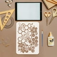 thumbnail image 3 of Beehive Stencils with Paint Brush 11.7x8.3Inch Honeybee Pattern Spring Themes DIY Crafts Mixed Color 1pc, 3 of 7