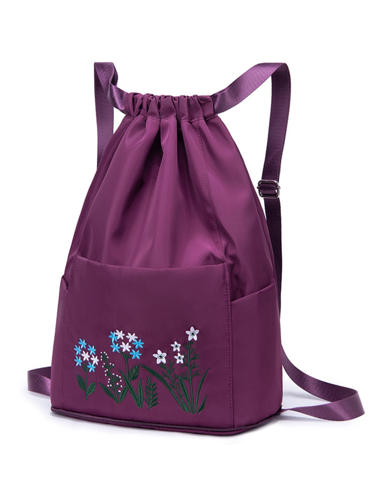 Avamo Women Yoga Sackpack Wet And Dry Separation Gym Bag Foldable