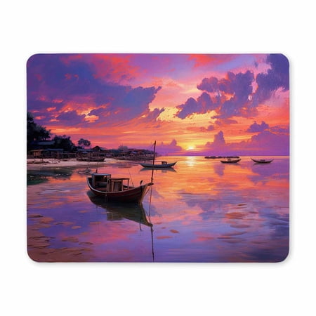 Mouse Pad - Beach Non-Slip Rubber Gaming Pad - Decorative Mouse Mat for Office Home Gaming,Pretty Cute Mouse Pad for Office Gaming Laptop Women Kids