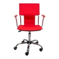 thumbnail image 2 of Silla Secretarial Altura Ajustable Diseño Moderno Vinipiel – Rojo Onof SEC-001, 2 of 4