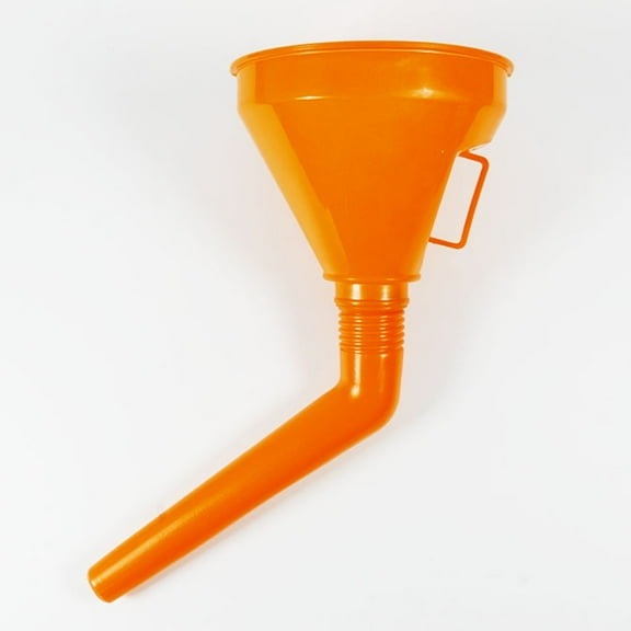 Orange Large Detachable Car Water Oil Funnel Diesel Petrol With Spout And Filter