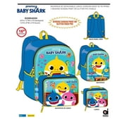 Baby Shark Boys Girls School  16" inch Backpack Book Bag Insulated Lunch Box Kids Toy Gift