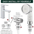 thumbnail image 6 of Sink Faucet Sprayer Attachment, Shower Head Attaches to Tub Faucet, Dog Bathing Hose Shower Set for Laundry Bathroom Kitchen, 6 of 7