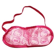 Hello Kitty Eye Mask - Kid's Size Pink Colored Girls Sleep Mask