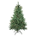 thumbnail image 2 of Northlight 4.5' Pre-lit Artificial Christmas Tree Medium Buffalo Fir - Clear Lights, 2 of 4