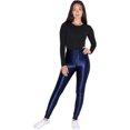 thumbnail image 6 of American Apparel Women Cotton Spandex Long Sleeve Bodysuit, Black, Medium, 6 of 7