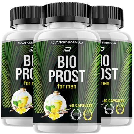 Bio Prost Prostate Supplement for Men - BioProst Pills Advanced Formula, Bladder Control Supplements, 3 Pack, 180 Capsules