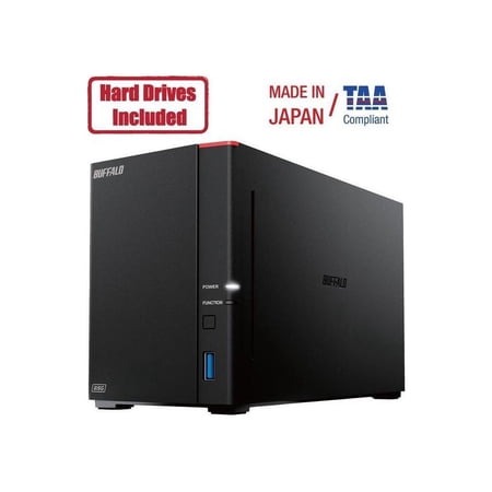 UPC: 0747464134659 | Buffalo LinkStation SoHo 720DB 16TB Hard Drives Included Private Cloud (2 x 8TB  2 Bay)