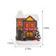 thumbnail image 3 of Xihbxyly Casa de Pueblo Navideña de Resina con Luces Led, Adorno Nevado, Funciona a Pilas, Acabado Tradicional Pintado a Mano, Tamaño Pequeño, Decoración Navideña, 7 X 5 X 10 Cm, 3 of 7