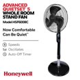 thumbnail image 4 of Honeywell HSF600CV1 Advanced QuietSet® 16" Stand Fan, Black, 4 of 9