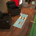 thumbnail image 4 of Ottomanson Hershey Smores Breakdown Machine Washable Non-Slip Rubberback 2x5 Runner Rug, 20"x 59", Blue, 4 of 7