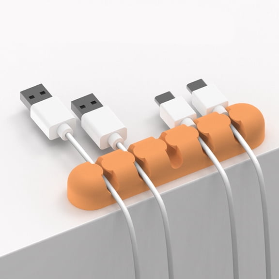 Amosfun Cable Organizer Clips with Strong Adhesive for Desk, Office, and Home Cord Management