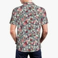 thumbnail image 5 of Rocae Daisies Flowers for Men's Short Sleeve Polo Shirt, Quick Drying Performance Moisture Wicking Sports Men's Golf Shirt Large, 5 of 9