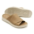 thumbnail image 3 of Eric Michael Women's Gloria Slide Sandals, Taupe,10 M US, 3 of 7