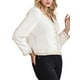 thumbnail image 4 of BLAZER DE TWEED PARA MUJER INSPIRADOR CHIC DE MANGA LARGA CHAQUETA CORTA DE OFICINA 2XL BLANCA, 4 of 5