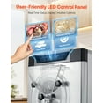 thumbnail image 5 of VEVOR Commercial Hard Ice Cream Machine, 2400W 3.17 to 5.28 Gallons per Hour, Gelato Hard Serve Ice Cream Maker with 10L 304 Stainless Steel Cylinder, Auto Clean LED Panel for Snack Bar Restaurants, 5 of 9