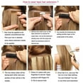 thumbnail image 4 of SEGO Tape in Hair Extensions 100% Real Remy Human Hair Long Straight Gold Hair Acessories Clearance, 4 of 10