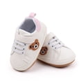 thumbnail image 4 of Cute Bear Baby Prewalker Boy Girls Indoor Shoes First Walking Sneakers Shoes Infants Trainer for Daily, 4 of 8