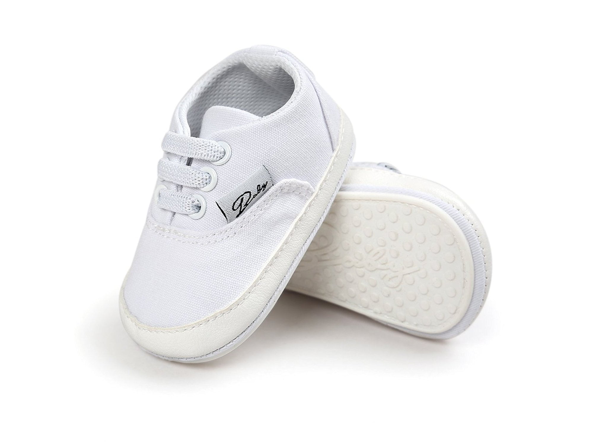 RVROVIC Baby Boys Girls Shoes Canvas Toddler Sneakers Anti-Slip Infant First Walkers 0-18 Months