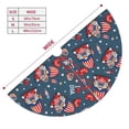 thumbnail image 3 of Yiaed Gnome Love USA Print Christmas Tree Skirt , Tree SkirtsTree Mat for Christmas Winter Holiday Indoor Decorations-36", 3 of 7
