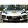 thumbnail image 2 of Replacement For 2020-Present Chevrolet Corvette C8 | GM 5VM Style Front Bumper Lower Lip Splitter (ABS Plastic - Hydro-Dipped Carbon), 2 of 12