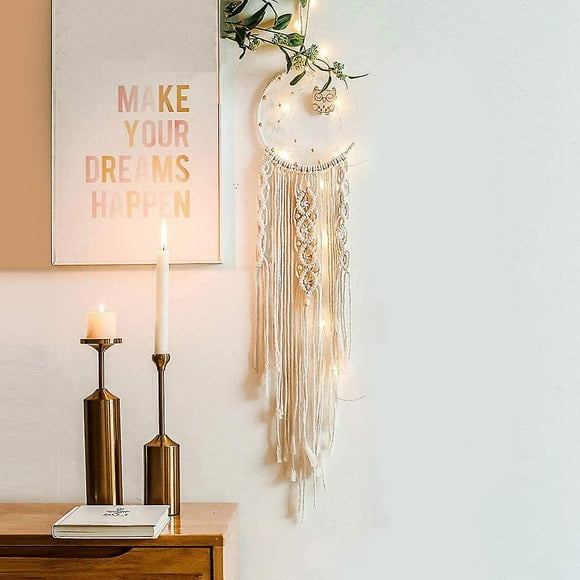 Macram Wall Hanging Boho Deco, Woven Wall Decoration Tapestry, Bohemian Tapestry Woven Home Decoration Chic Home Decor Gifts Apartment Dorm Room Decor