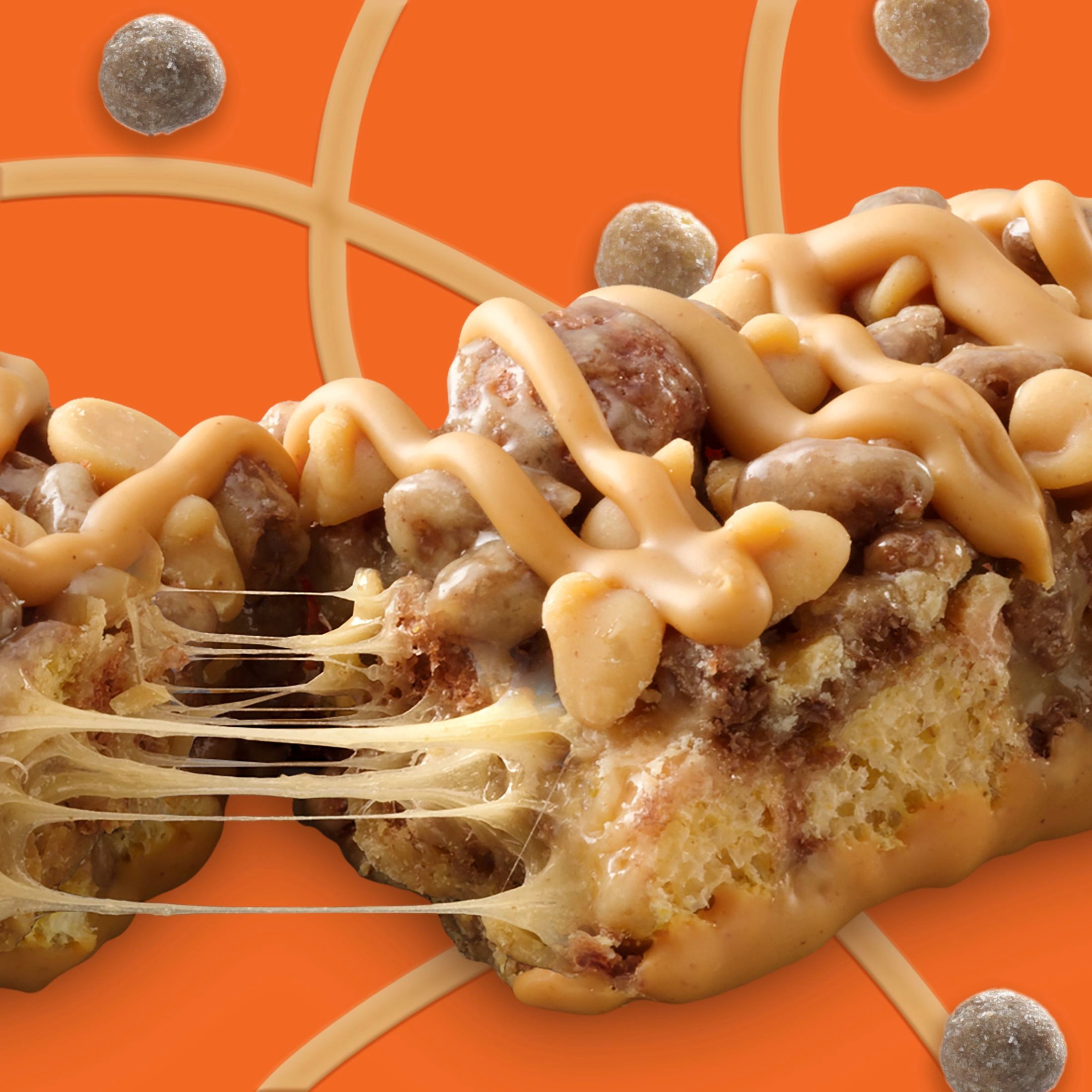(2 pack) REESE'S Puffs Cereal Treat Bars, Peanut Butter and Cocoa, Snack Bars, 8 Count, 6.8 oz