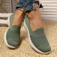 thumbnail image 3 of Womens Orthopedic Slip on Sock Loafers Walking Shoes Lightweight Comfortable Knit Nurse Driving Work Sneakers, 3 of 7