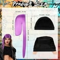 thumbnail image 4 of 1 Pcs Silky Durags Set Includes 1 Satin Durag for Men Women Long Tail Headwraps with 1 Elastic Wave Cap, 4 of 8