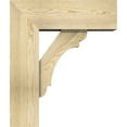 thumbnail image 3 of Ekena Millwork 8"W x 22"D x 26"H Olympic Block Rough Sawn Bracket w/ Offset Brace, Douglas Fir, 3 of 25