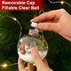 thumbnail image 4 of 6Pcs Clear Plastic Christmas Ball Fillable Ornament Xmas Tree Hanging Bauble Pendant Christmas Home Decoration Navidad Gift, 4 of 5