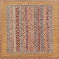 thumbnail image 1 of Ahgly Company Indoor Square Abstract Chestnut Red Area Rugs, 5' Square, 1 of 6