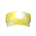 thumbnail image 2 of ZICANCN Sun Visors Hat for Women and Men, Gingham Yellow Background Beach Hats, Sports Hat for Golf Tennis Running, 2 of 7