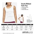 thumbnail image 2 of Black Big Kid Ribbed Tank 12-Pack, 2 of 2