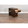 thumbnail image 4 of Sunny Designs Homestead 15" Mahogany Wood Chair Side Table in Tobacco Leaf, 4 of 5