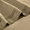 thumbnail image 4 of Superior Egyptian Cotton Deep Pocket 650 TC Sheet Set, Twin XL, Taupe, 4 of 9