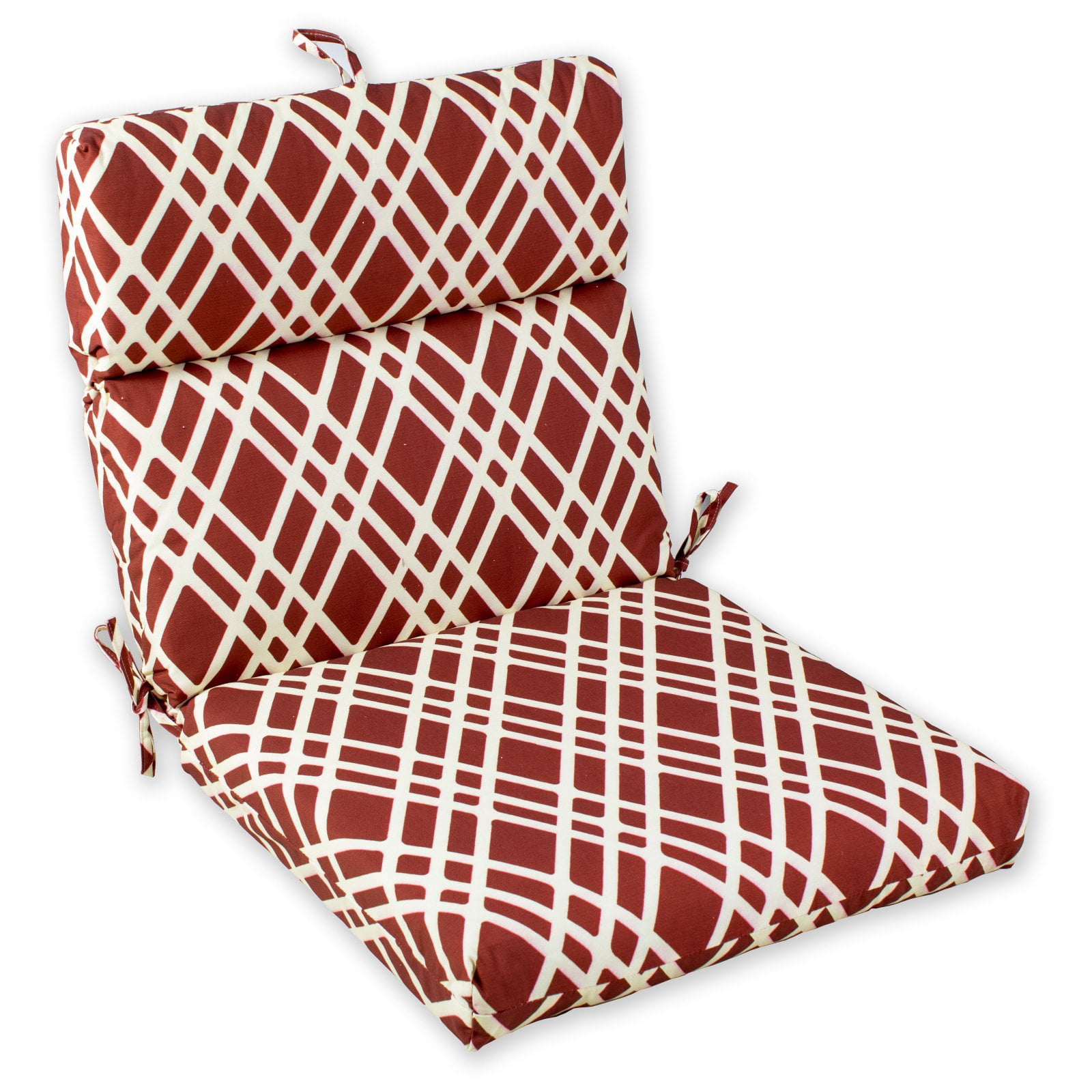 Coral Coast Geo French Edge Outdoor Chair Cushion - Walmart.com