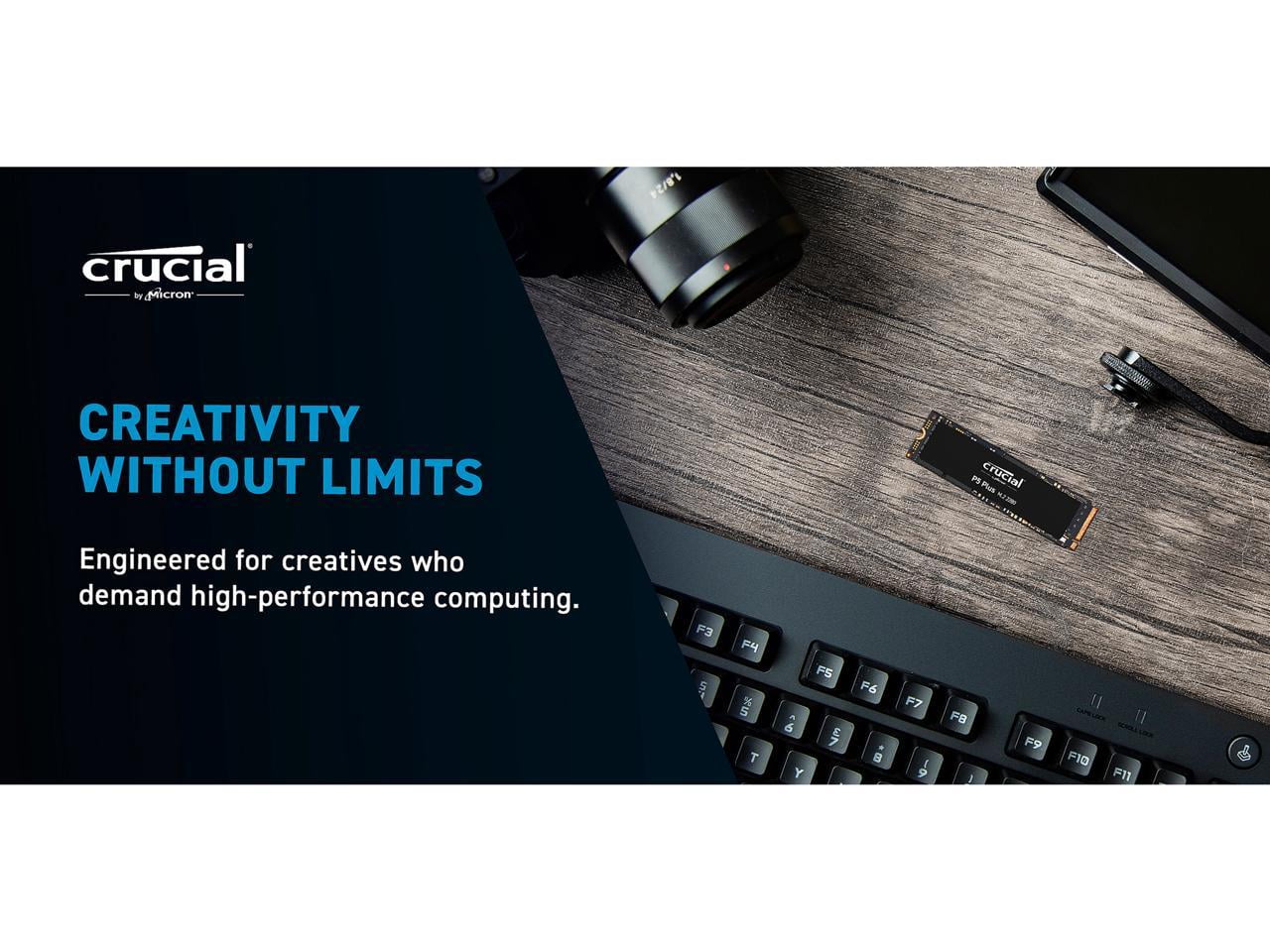Crucial P5 Plus 2TB M.2 2280 PCIe 4.0 x4 NVMe 3D NAND SSD Crucial P5 Plus 2TB M.2 2280 PCIe 4.0 x4 NVMe 3D NAND SSD
