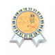 thumbnail image 1 of Elecciones lema no Maní Insignia broche Medalla ganadora, 1 of 3