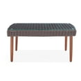 thumbnail image 3 of Alaterre Athens Outdoor Wicker Coffee Table, Dark Brown/Gray, 3 of 7